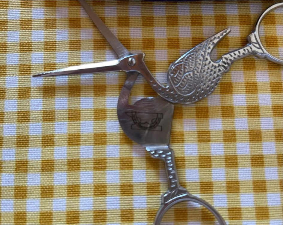 새제품 부하라 기념 수제 가위--2