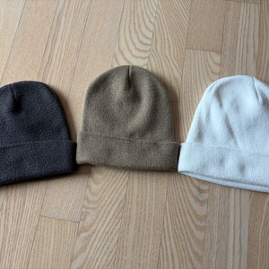 니트 소재 비니 3개 일괄 판매