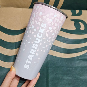 새상품S급]스타벅스 체리블라썸 DW 투고 텀블러 473ml