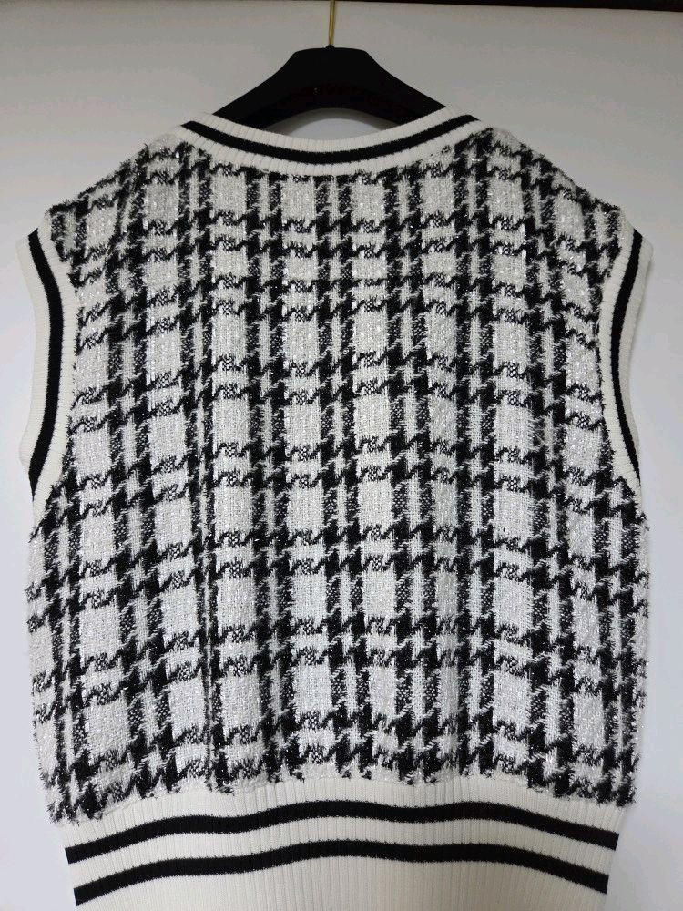 한섬 폼더스토어 THE STORE 20 시퀸 비즈 장식 니트 베스트 (S) 이미지