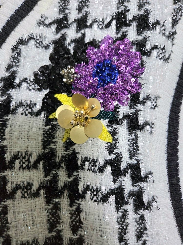 한섬 폼더스토어 THE STORE 20 시퀸 비즈 장식 니트 베스트 (S) 이미지