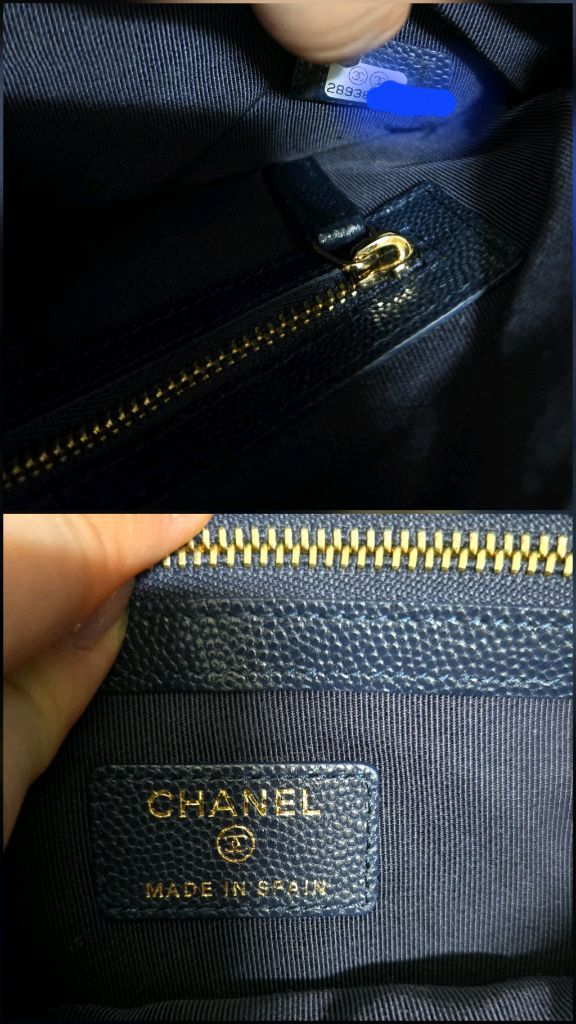 정품 샤넬 캐비어 미듐 클러치(컨디션굿)--7