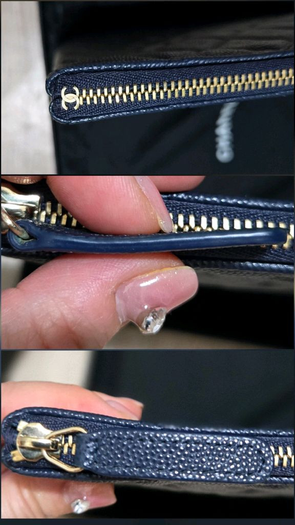 정품 샤넬 캐비어 미듐 클러치(컨디션굿)--8