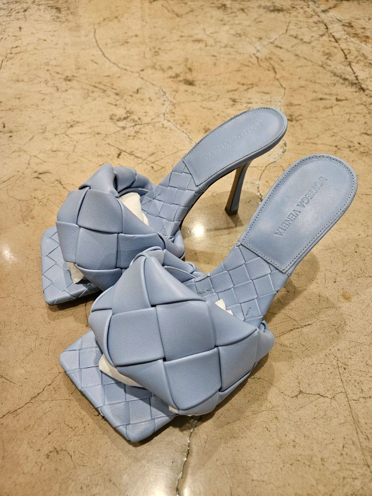 보테가 베네타 인트레치아토 뮬 샌들 아이스 미착용 새상품 사이즈 40--2