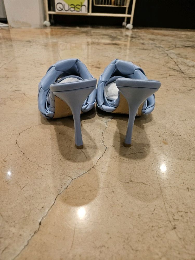 보테가 베네타 인트레치아토 뮬 샌들 아이스 미착용 새상품 사이즈 40--3