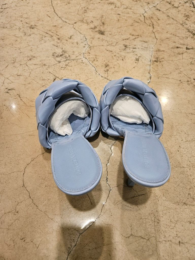 보테가 베네타 인트레치아토 뮬 샌들 아이스 미착용 새상품 사이즈 40--4