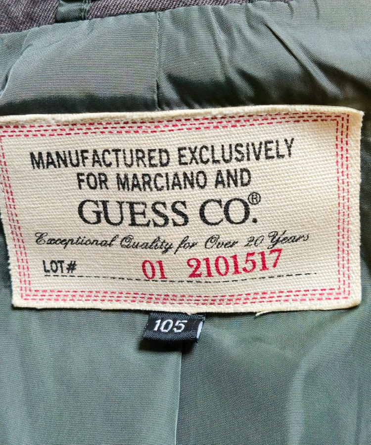 100~슬림105 )게스 GUESS 코듀로이 카멜 남성블레이저 이미지