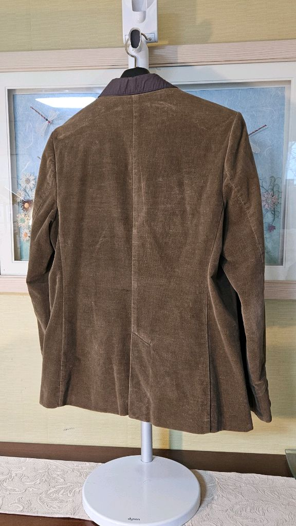 100~슬림105 )게스 GUESS 코듀로이 카멜 남성블레이저 이미지