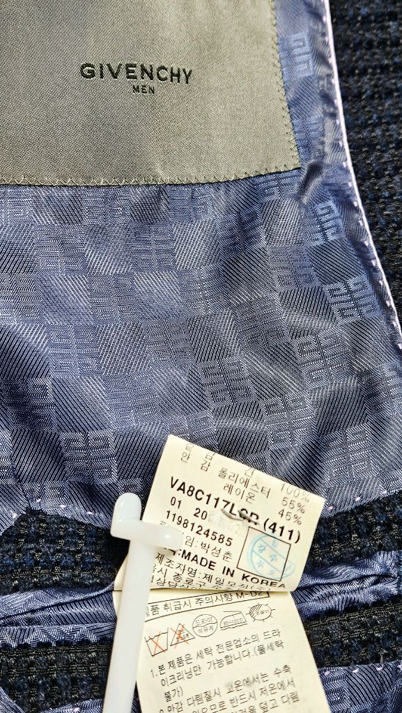 (97~슬림100)제일모직 지방시 남성 실크블레이저 이미지