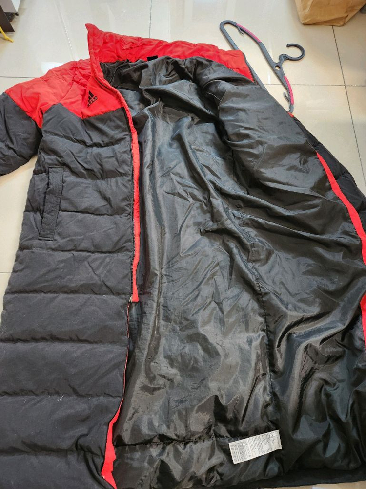 가격내림/아디다스 맨체스터 유나이티드팀 오리털 롱패딩/100사이즈 정품 이미지