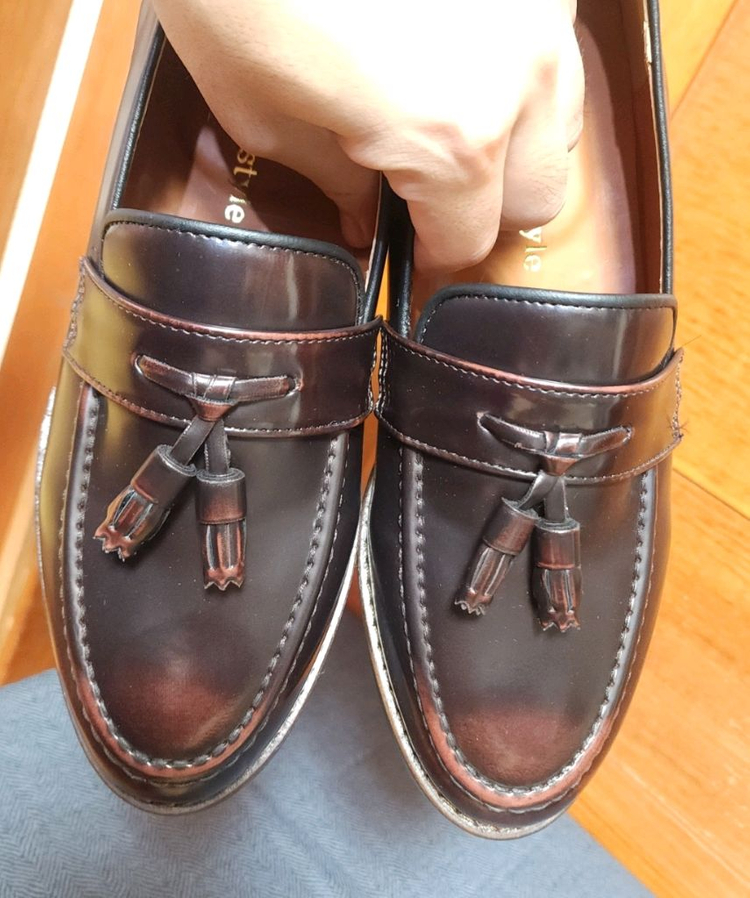 국산 캐쥬얼 260 새상품 로퍼 페니 구두 워커 부츠--2