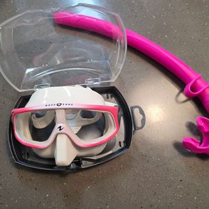 아쿠아렁 스페라 마스크 + 더불케이 숨비 스노클