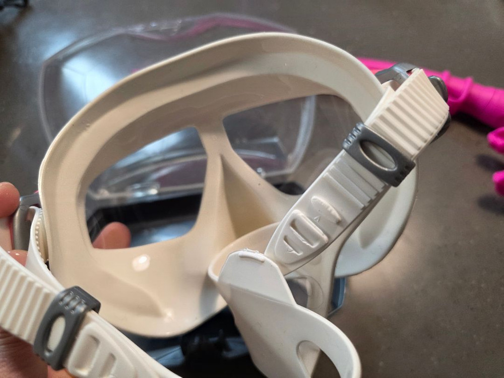 아쿠아렁 스페라 마스크 + 더불케이 숨비 스노클--2