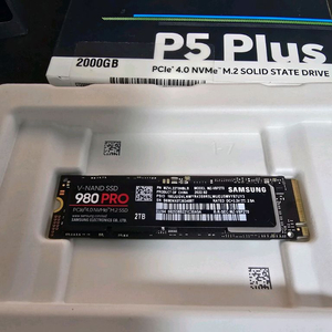 국내정품 삼성 2tb 990 980 pro m.2 ssd + p5 plus 2tb