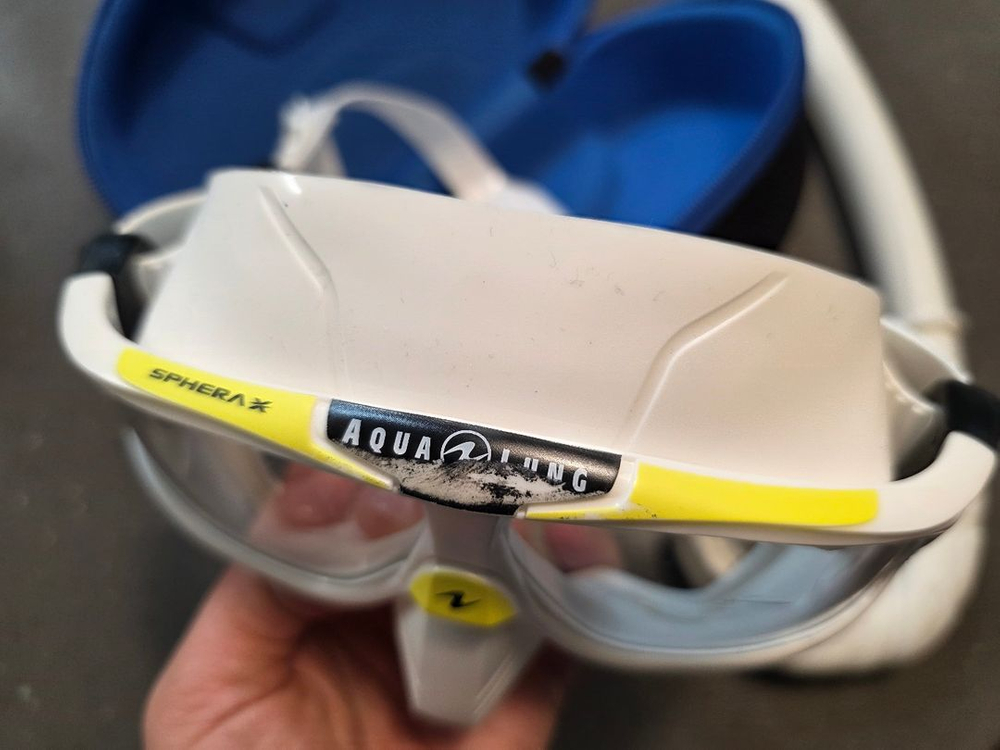 아쿠아렁 스페라 마스크 + 더블케이 숨비 스노클--3