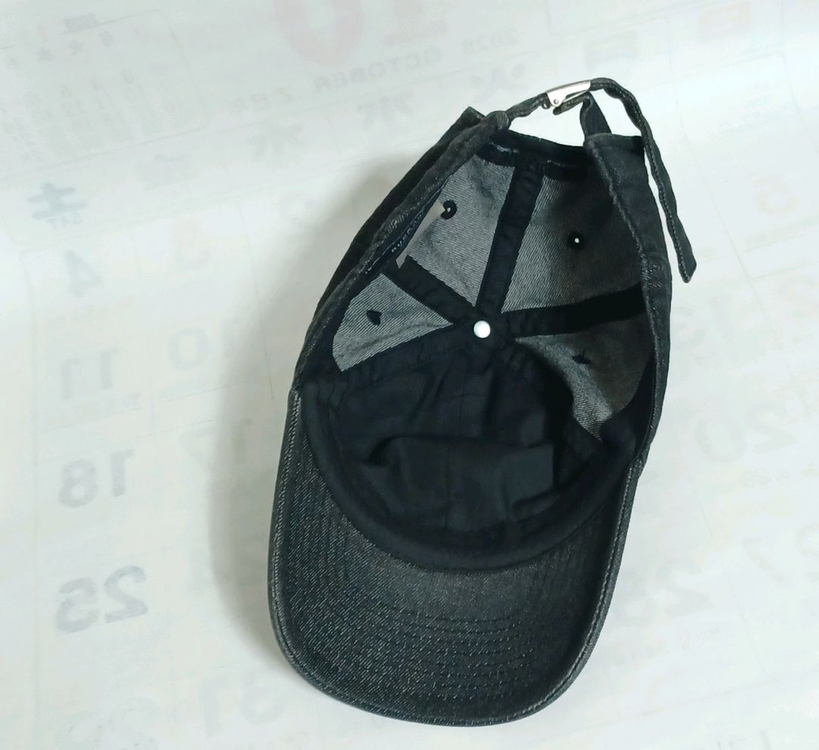 버커루 데님 볼캡 모자--4