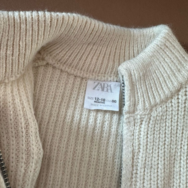 자라 키즈 니트 집업 돌아기 86 zara--1
