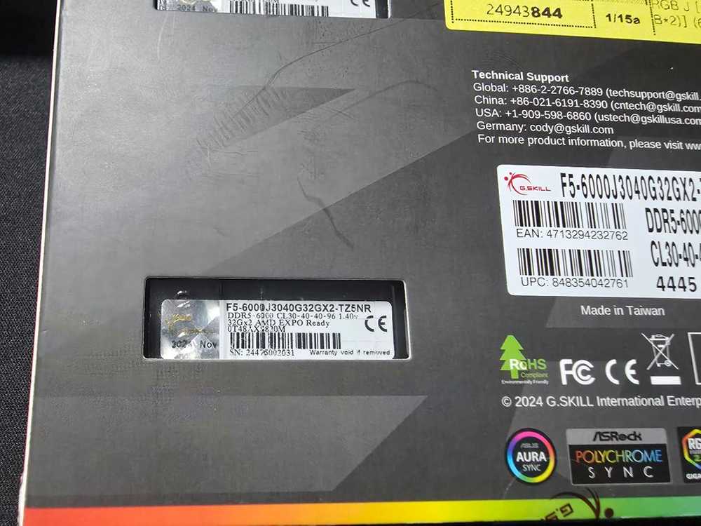 DDR5 G.Skill Trident Z5 Neo RGB 64g 6000mhz cl30--2