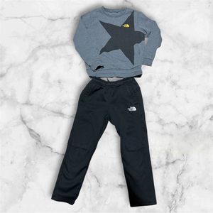노스페이스 아동 옷 상하세트 120 사이즈