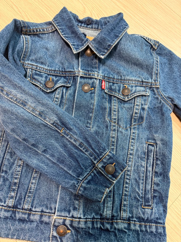 리바이스 아동 데님 여름 봄 청자켓 6세 120-130사이즈 정도--2
