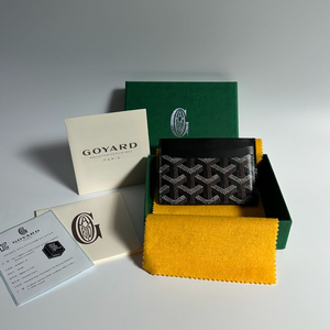 [새상품] 고야드 생쉴피스 카드지갑 블랙 풀구성