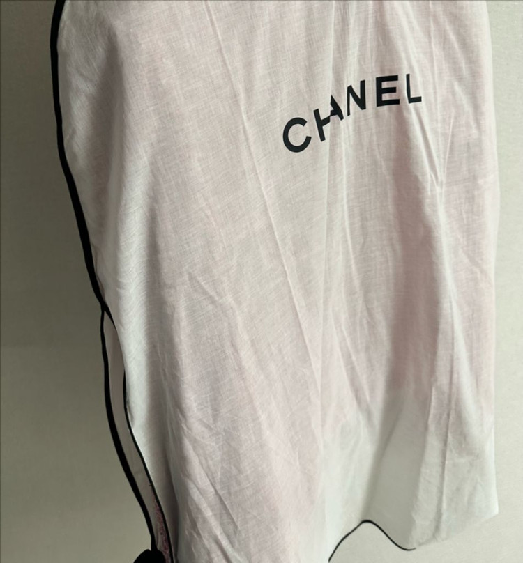 S급)샤넬 P76715 트위드 핑크 자켓 38(1시간착용) 옷걸이포함--7