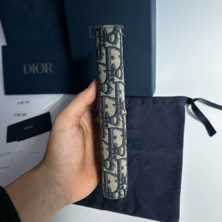 [새상품급] 디올 오블리크 버티컬 자카드 장지갑 풀구성--2