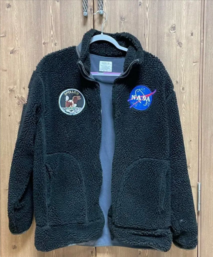 NASA 나사 아폴로 후리스 양털 자켓--0