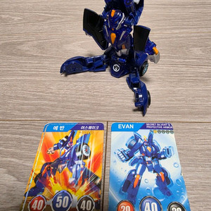 터닝메카드W 에반+메카드 2장