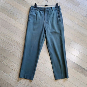 시스템옴므 카키그레이면바지 78사이즈