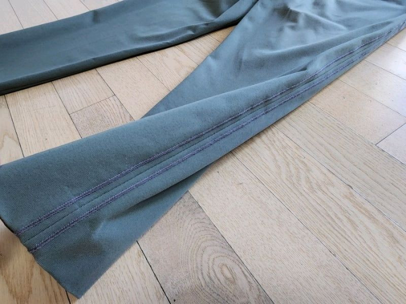 시스템옴므 카키그레이면바지 78사이즈--4