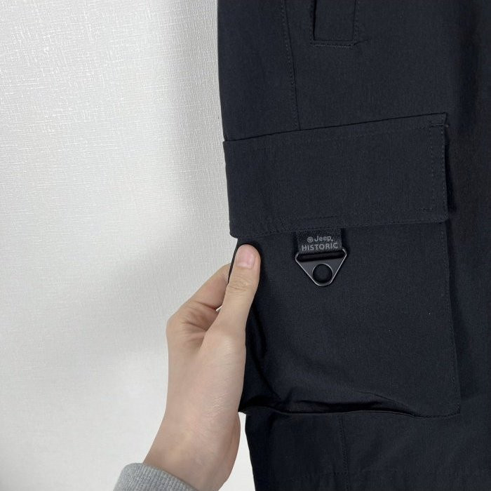 지프/2023 바스락 카고 블랙 반바지 2XL 110/라덴 이미지
