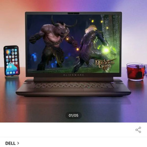 델 에일리언웨어 M16 게이밍 노트북 i9 RTX4080 미개봉 이미지