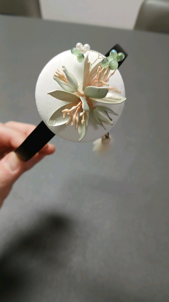 여아퓨전한복6~7세+한복머리띠 (총장92cm)--5