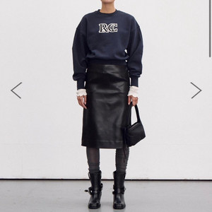 렉토 RECTO 여상용 크롭 맨투맨