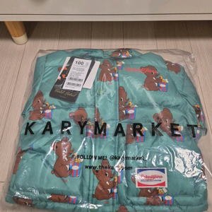 베베드피노 위티베어 덕다운 패딩 100 새상품 택포8.8