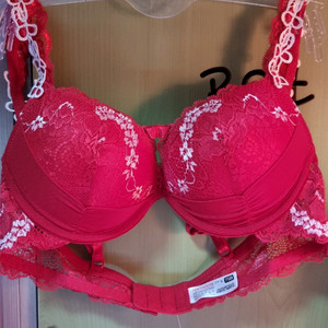 펜트하우스 란제리 레드핑크 자수 브래지어 75B~C 이미지
