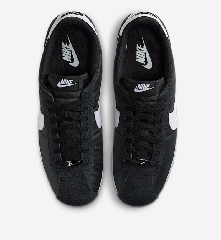 [265 270] 나이키 코르테즈 텍스타일 검흰 운동화 이미지