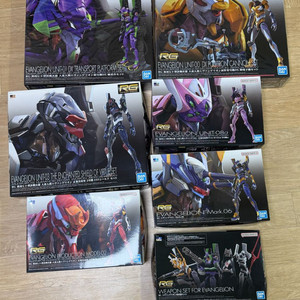 반다이 RG 에반게리온 프라모델 일괄 (미개봉)