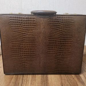 Croco Diamante 리얼 악어가죽 빈티지 서류가방
