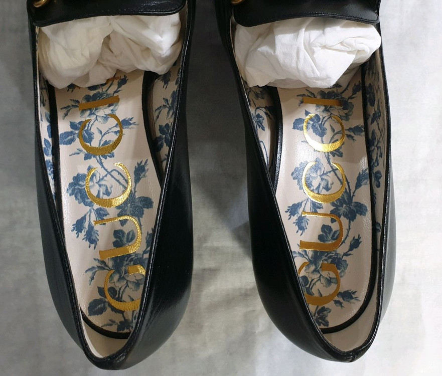 구찌 빅토아르 펌프스38size((미사용품) 이미지