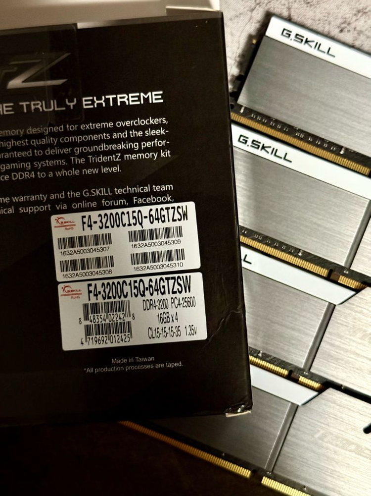 G.Skill Trident Z DDR4 64GB 램--1