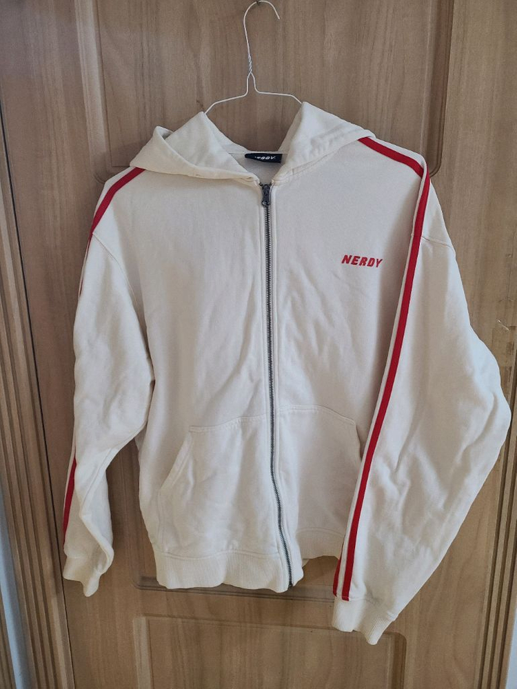 널디 아이보리 후드집업 S사이즈--1