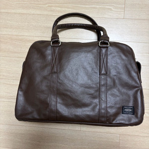 요시다포터 porter 프리스타일 보스턴백 브라운 (미사용에 가까움)