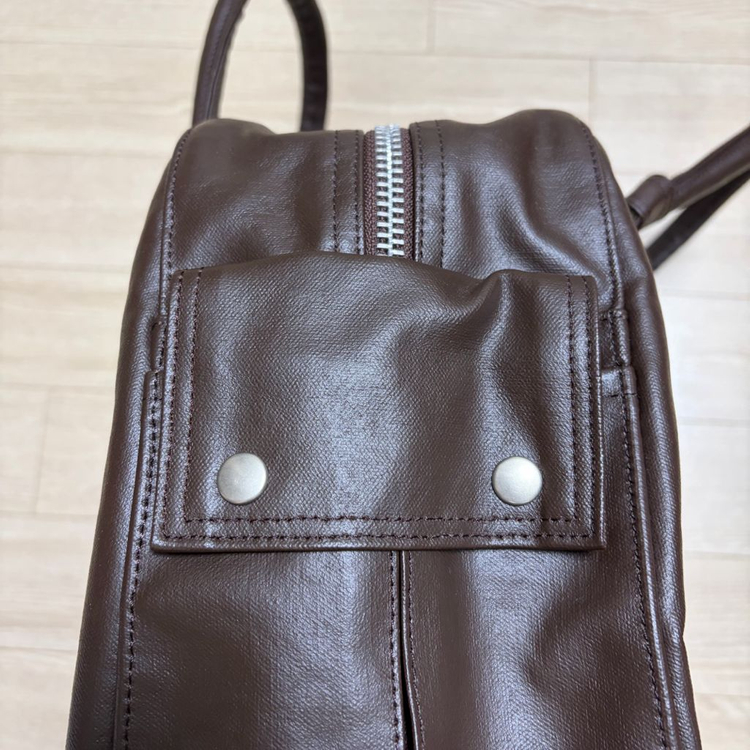 요시다포터 porter 프리스타일 보스턴백 브라운 (미사용에 가까움)--3