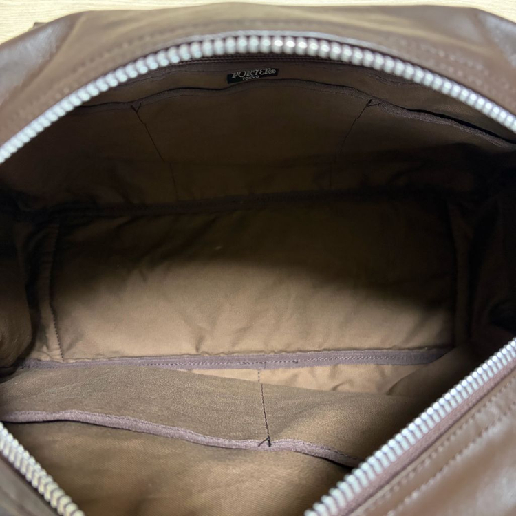 요시다포터 porter 프리스타일 보스턴백 브라운 (미사용에 가까움)--6
