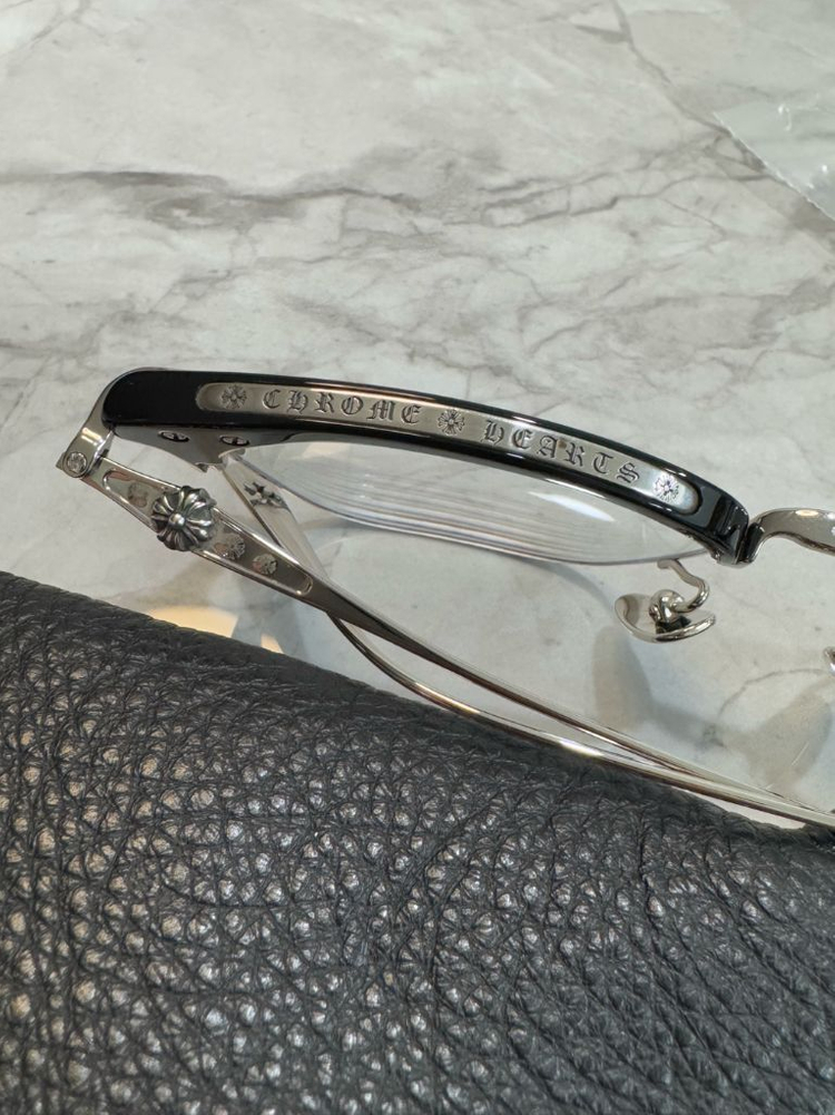 크롬하츠 슬런트레딕션 블랙/실버 54사이즈--1