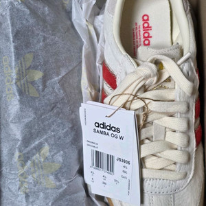 [새상품] 아디다스 삼바 OG 원더 베이지 크림 화이트