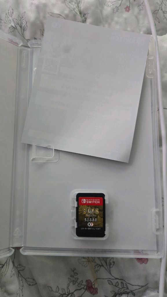 스위치 삼국지 8 리메이크 파워업키트 코드 미사용팝니다--1