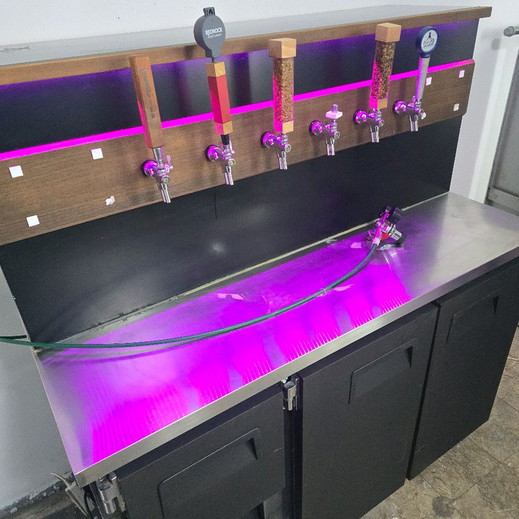 간냉식 생맥주 냉장고 6구 타워 디스펜서 케그--2